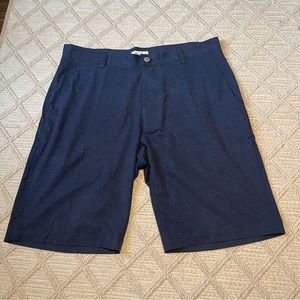 Peter Millar Skull Print Performance Shorts Blue $115 Men’s Size 33